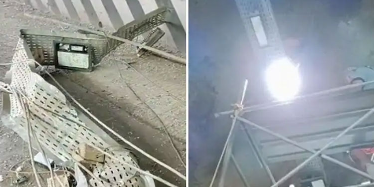 കുതിരാൻ തുരങ്കത്തിലെ ലൈറ്റുകൾ തകർന്നു ;  ഇടിച്ചിട്ടു പോയ ലോറി കണ്ടെത്താൻ ശ്രമം തുടങ്ങി