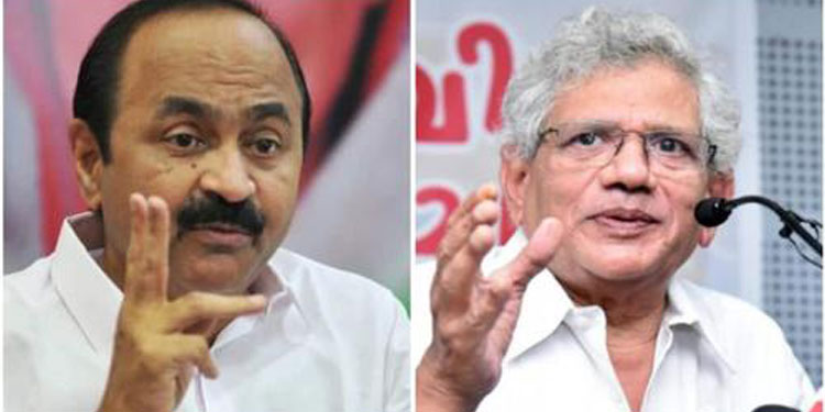 സിപിഎമ്മിന്റെ പുരോഗമനപരമായ നിലപാടുകള്ക്ക് വിരുദ്ധം ; യച്ചൂരിക്ക് സതീശന്റെ കത്ത്