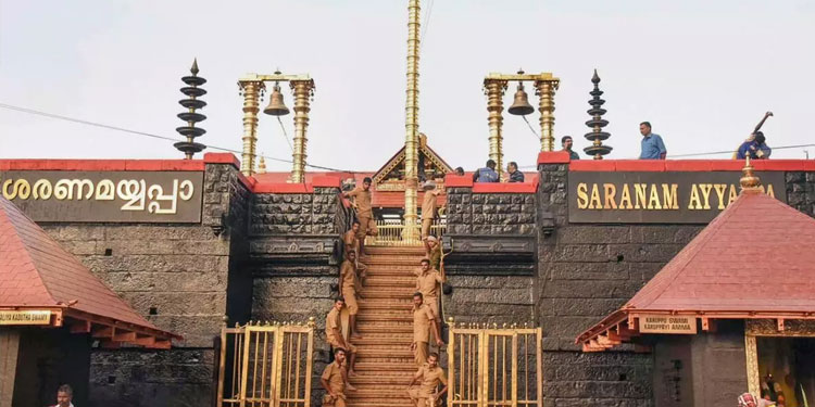 ശബരിമല ഭണ്ഡാരത്തിൽ നിന്നും പണം കവർന്ന ദേവസ്വം ജീവനക്കാരൻ പിടിയിൽ