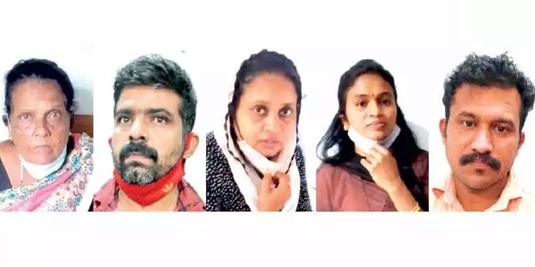 സ്ത്രീകളെ കാണിച്ച് വിവാഹതട്ടിപ്പ് ; അഞ്ചു പേർ അറസ്റ്റിൽ