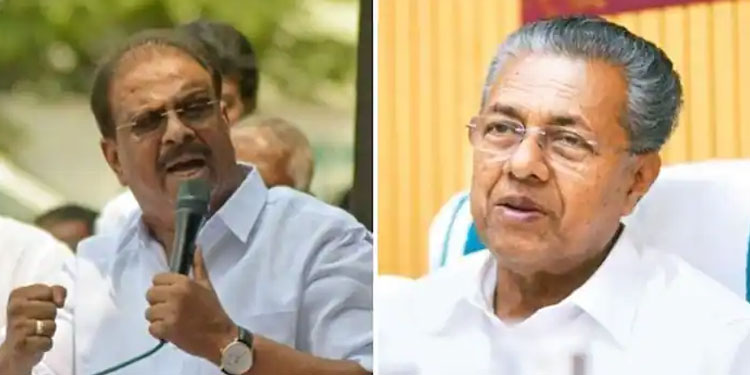 മുഖ്യമന്ത്രിയുടെ ന്യായീകരണം ലജ്ജാവഹം ;  കേരളം മൂക്കത്ത് വിരൽ വച്ചെന്നും കെ സുധാകരന്‍