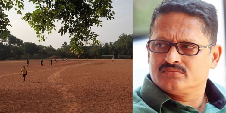 കേരളവര്‍മ കോളജ് ഗ്രൗണ്ട് പാട്ടത്തിന് നല്‍കുന്നത് അനീതി ; പ്രതിഷേധവുമായി സി. വി പാപ്പച്ചന്‍