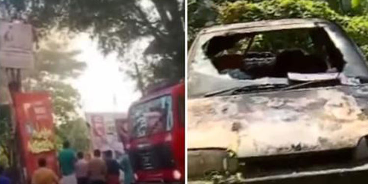 അടൂര്‍ നഗരസഭയില്‍ ഒരാഴ്ച്ചക്കിടെ മൂന്ന് വാഹനങ്ങള്‍ക്ക് തീപിടിച്ചു ; അട്ടിമറി സംശയിച്ച് അധികൃതര്‍
