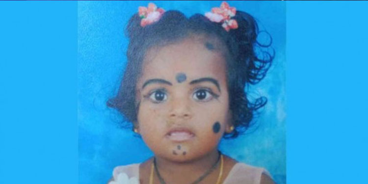 ഓട്ടോറിക്ഷ മറിഞ്ഞ് രണ്ടര വയസ്സുകാരിക്ക് ദാരുണാന്ത്യം