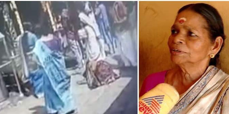 ക്ഷേത്രത്തില്‍ മാല നഷ്ടമായി കരഞ്ഞു നിലവിളിച്ച് വയോധിക ;  സ്വന്തം വളകള്‍ നല്‍കിയ അജ്ഞാതയായ സ്ത്രീയെത്തേടി നാട്