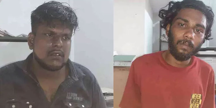 യാത്രക്കാരന്‍റെ പണവും മൊബൈൽ ഫോണും പിടിച്ചുപറിച്ച രണ്ടു പേർ പിടിയിൽ