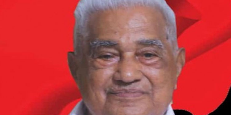 ആദ്യകാല കമ്യൂണിസ്റ്റ് നേതാവ് കൊളാട്ടില്‍ രാഘവന്‍ നായര്‍ അന്തരിച്ചു