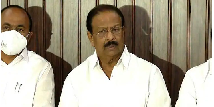 ധീരജിനെ കുത്തിയത് ആരും കണ്ടിട്ടില്ല , ജയിലില്‍ കിടക്കുന്നത് നിരപരാധികള്‍ ; നിഖില്‍ പൈലിയെ ന്യായീകരിച്ച് സുധാകരന്‍