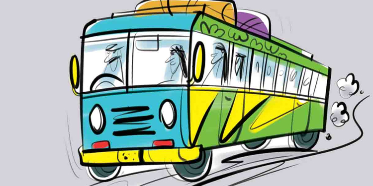 തിരുവനന്തപുരം ​ന​ഗരത്തിൽ സ്വകാര്യ ബസുകൾ നിരത്തിലിറങ്ങി