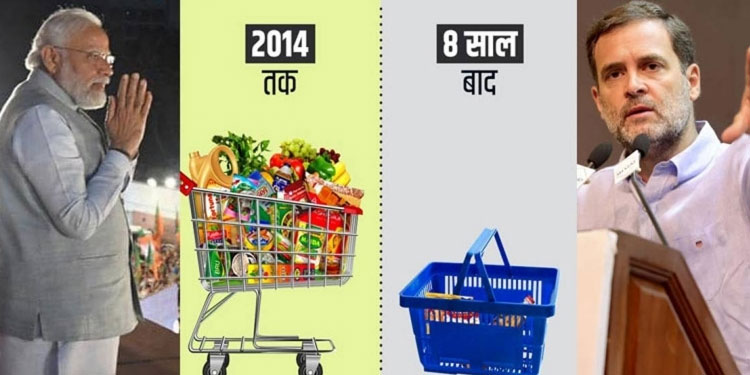 2014 മുതൽ 2022 വരെ :  ആവശ്യസാധനങ്ങളുടെ വിലക്കയറ്റം ഇങ്ങനെ ; കണക്കുമായി രാഹുൽ