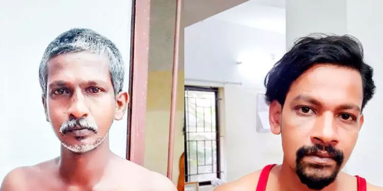 പലചരക്ക് കടയിലെ കവർച്ചക്കിടെ രണ്ടുപേർ പിടിയിൽ