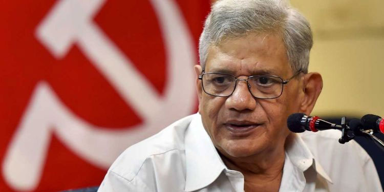 സീതാറാം യച്ചൂരി ഉപയോഗിച്ചത് പ്രതിയുടെ വാഹനം : ബിജെപി