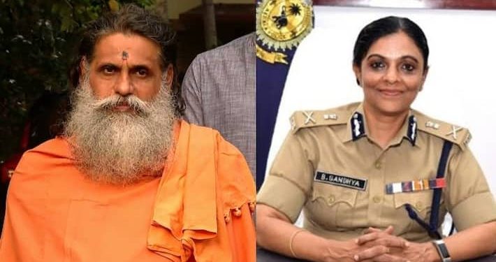 വീട് വച്ചത് ചട്ടമ്പിസ്വാമിയുടെ ജന്മസ്ഥലത്ത് ;  ഡിജിപി ബി.സന്ധ്യക്കെതിരെ സ്വാമി ഗംഗേശാനന്ദ