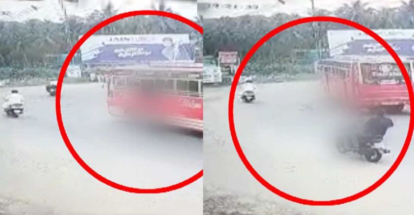 മണ്ണാര്‍ക്കാട് ബസില്‍നിന്ന് റോഡിലേക്ക് തെറിച്ചുവീണ് വിദ്യാര്‍ഥിനി