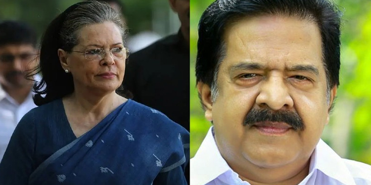സോണിയ ഗാന്ധി – രമേശ് ചെന്നിത്തല കൂടിക്കാഴ്ച ഇന്ന്