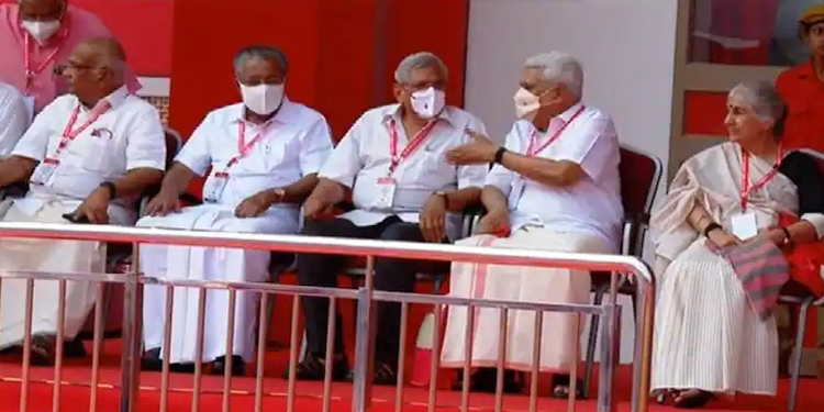 സിപിഎം പാർട്ടി കോൺഗ്രസിൽ ഇന്ന് സംഘടനാ റിപ്പോർട്ടിന്മേൽ ചർച്ച