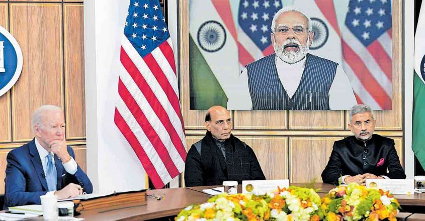 മോദി – ബൈഡൻ വെർച്വൽ കൂടിക്കാഴ്ച : യുക്രെയ്ൻ പ്രതിസന്ധി പരിഹാരത്തിന് യോജിച്ചു നീങ്ങാൻ ആഹ്വാനം