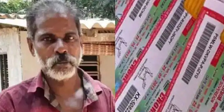 പെയിൻ്റിം​ഗ് ജോലിക്കിടെയിൽ ലോട്ടറി വില്‍പ്പനയും ; അക്ഷയ ലോട്ടറിയുടെ 70 ലക്ഷം പെയിന്റിം​ഗ് തൊഴിലാളിക്ക്