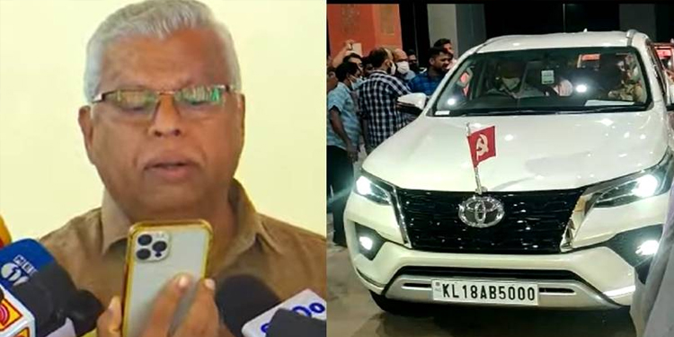 യെച്ചൂരിയുടെ വാഹന വിവാദം ; അപവാദ പ്രചാരണമെന്ന് എം.വി.ജയരാജന്‍