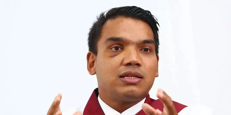 ശ്രീലങ്കയിലെ സമൂഹമാധ്യമ വിലക്കിനെതിരെ മഹിന്ദ രാജപക്സെയുടെ മകൻ