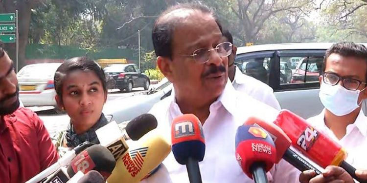 പങ്കെടുത്താൽ കെ.വി. തോമസ് പാർട്ടിക്കു പുറത്ത്: മുന്നറിയിപ്പുമായി സുധാകരൻ