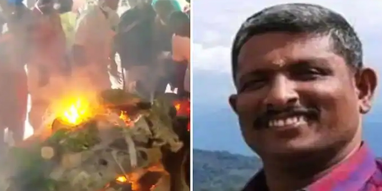 ശ്രീനിവാസന് വിട ചൊല്ലി നാട് ; അന്തിമോപചാരം അര്‍പ്പിക്കാനെത്തിയത് വന്‍ ജനാവലി