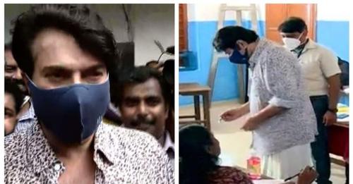 അവകാശമാണ് – എല്ലാരും വോട്ട് ചെയ്യണം ; തൃക്കാക്കരയിൽ വോട്ട് രേഖപ്പെടുത്തി മമ്മൂട്ടി