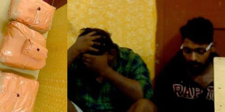 റെയില്‍വേ സ്റ്റഷനില്‍ 20 കിലോ കഞ്ചാവുമായി യുവാക്കള്‍ ; ഓടിച്ചിട്ട് പിടികൂടി ആര്‍പിഎഫ്