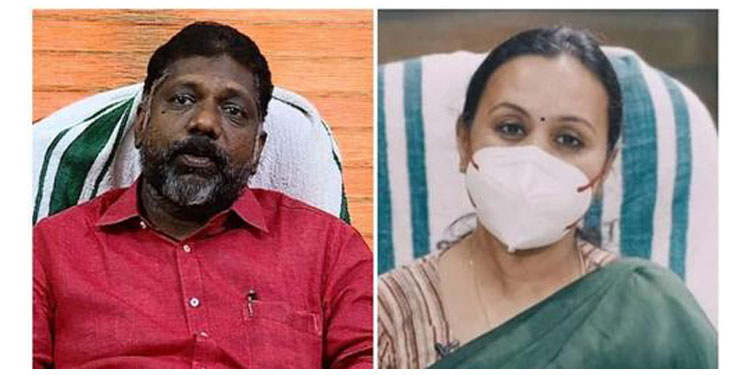ഡെപ്യൂട്ടി സ്പീക്കർ-ആരോഗ്യ മന്ത്രി പോര് ; എൽഡിഎഫ് നേതൃത്വത്തിന് പരാതി നൽകി വീണാ ജോർജ്