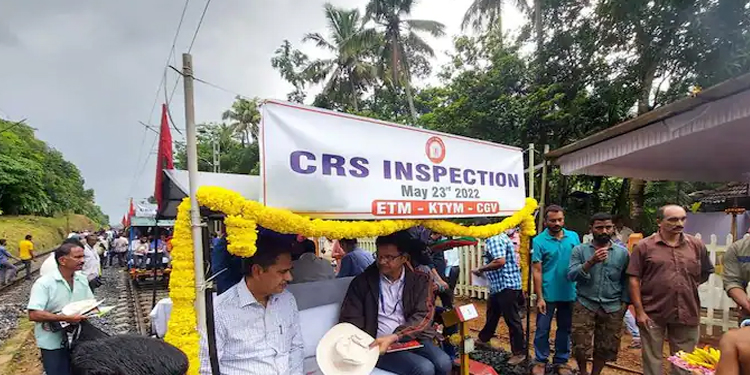 സുരക്ഷാ പരിശോധനകൾ തൃപ്തികരം ; ഏറ്റുമാനൂർ – ചിങ്ങവനം റെയിൽ ഇരട്ട പാത നാളെ കമ്മീഷൻ ചെയ്യും