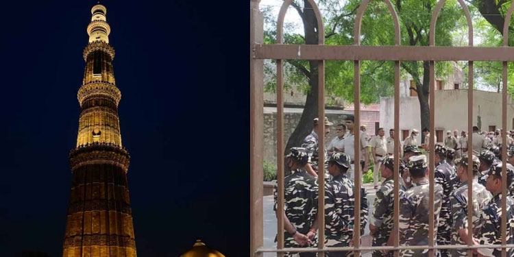 കുത്തബ് മിനാറിൽ ഹനുമാൻ ചാലിസ; കനത്ത ജാഗ്രതയിൽ പൊലീസ്