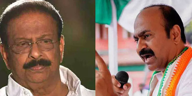 സുധാകരൻ പറഞ്ഞത് കണ്ണൂരുകാർ സാധാരണ പറയുന്ന വാക്ക് -വി.ഡി. സതീശൻ; മലബാറില്‍ സാധാരണ പറയുന്ന ഉപമ മാത്രം -സുധാകരന്‍