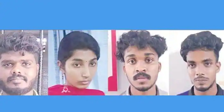 മാല പിടിച്ചു പറിക്കാൻ ക്വട്ടേഷന്‍ : ദമ്പതിമാര്‍ ഉള്‍പ്പെടെ നാലുപേര്‍ പിടിയില്‍