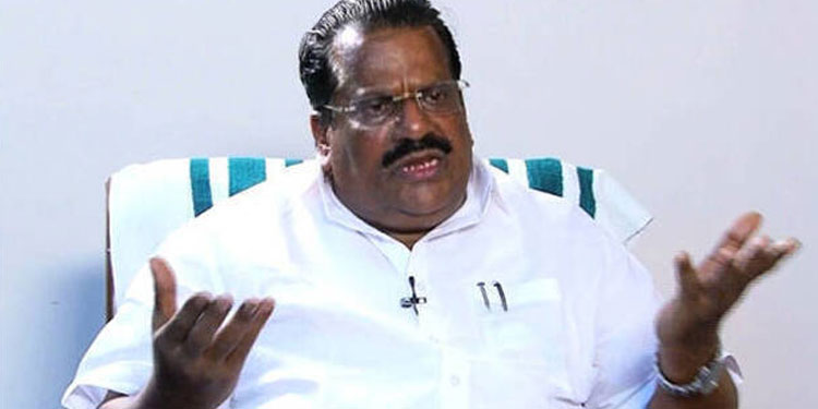 കഴുത്തിൽ കുത്തിപ്പിടിച്ച് ശ്വാസം മുട്ടിച്ച് കൊലപ്പെടുത്താൻ ശ്രമിച്ചു  ; ഇ.പി. ജയരാജനെതിരെ പരാതി