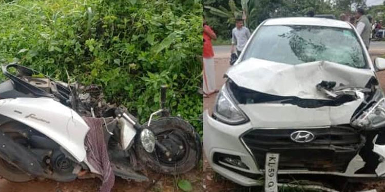 വയനാട് മുട്ടിലില്‍ വാഹനാപകടം ; സ്‌കൂട്ടര്‍ യാത്രികയ്ക്കും ഹോട്ടല്‍ ജീവനക്കാരിക്കും ഗുരുതരപരിക്ക്