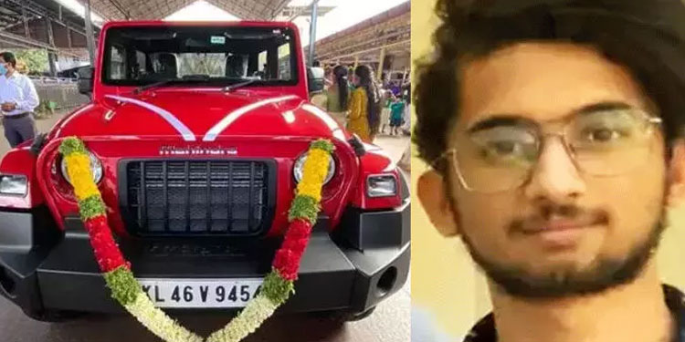 ഥാർ ഗുരുവായൂരപ്പന്റേതല്ല ; തന്റേതെന്ന് അമൽ