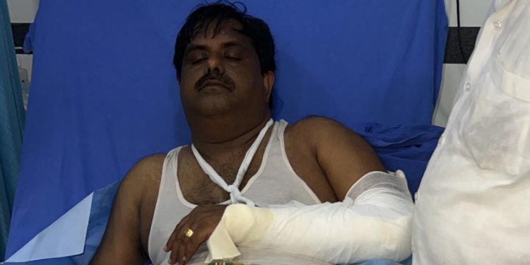 മാർച്ചിൽ സംഘർഷം ; കോഴിക്കോട് ഡിസിസി പ്രസിഡന്റിന് പരുക്ക്