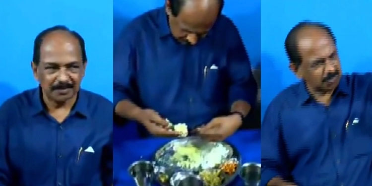 സ്കൂളിൽ മിന്നൽ പരിശോധന നടത്തിയ മന്ത്രി കഴിച്ച ഭക്ഷണത്തിൽ മുടി; പാത്രം മാറ്റി അനിൽ