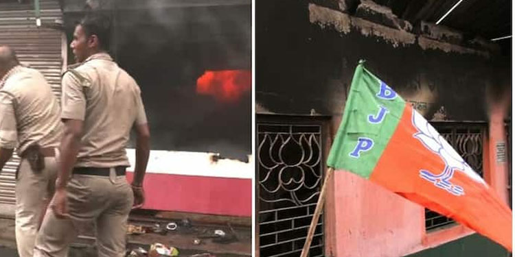 പ്രതിഷേധം തുടരുന്നു , രാജ്യത്ത് പലയിടത്തും സംഘ‍ർഷം , ഹൗറയിൽ കടകൾ കത്തിച്ചു