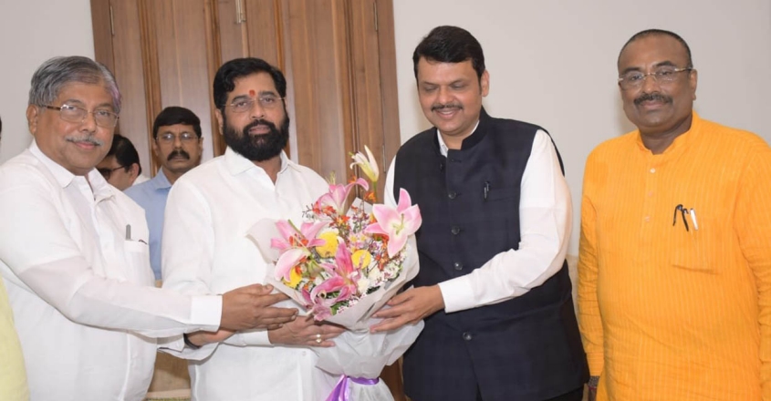 ഏക്നാഥ് ഷിൻഡെ മഹാരാഷ്ട്ര മുഖ്യമന്ത്രിയാവും; സത്യപ്രതിജ്ഞ രാത്രി 7.30ന്