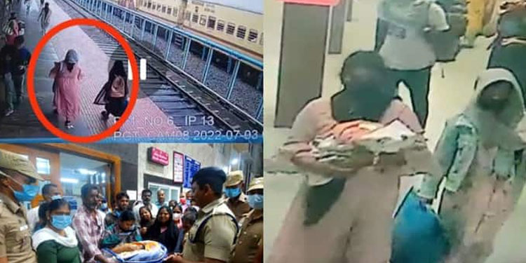 പൊള്ളാച്ചിയിൽ തട്ടിക്കൊണ്ടുപോയ പിഞ്ചുകുഞ്ഞിനെ പാലക്കാട്ട് കണ്ടെത്തി , കടത്തിയത് രണ്ട് സ്ത്രീകൾ