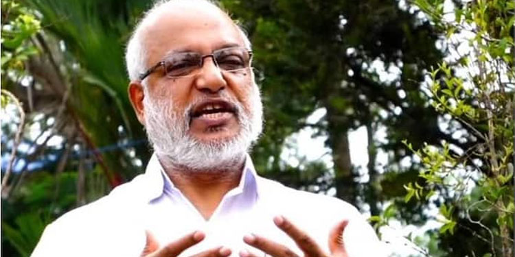 ഈ വൈകൃതം നമ്മുടെ പാർലമെന്റിന് മുകളിൽ നിന്ന് എടുത്തു മാറ്റണം: എം എ ബേബി