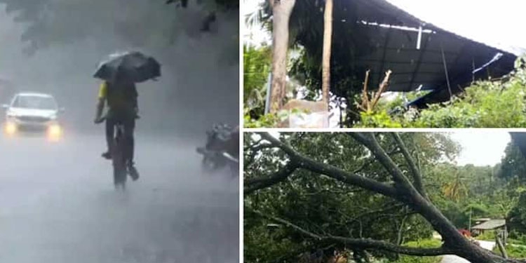 തൃശ്ശൂരില്‍ വീണ്ടും മിന്നല്‍ ചുഴലി, വ്യാപക നാശനഷ്ടം ; കാലവര്‍ഷക്കെടുതിയില്‍ സംസ്ഥാനത്ത് ഇന്ന് നാല് മരണം