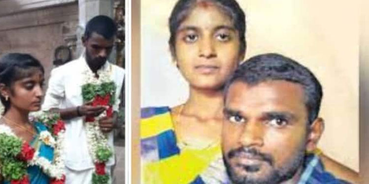 തമിഴ്നാട്ടിൽ വീണ്ടും ദുരഭിമാനക്കൊല; നവദമ്പതികളെ പെൺകുട്ടിയുടെ അച്ഛൻ വെട്ടിക്കൊന്നു
