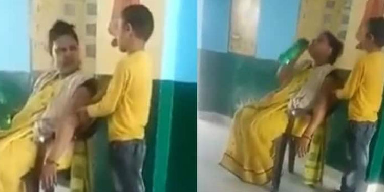 ക്ലാസ് മുറിയിൽ വിദ്യാർഥിയെക്കൊണ്ട് മസാജ് ചെയ്യിപ്പിച്ചു ; അധ്യാപികക്ക് സസ്പെൻഷൻ