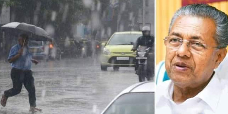അഞ്ച് നാൾ ശക്തമായ മഴയ്ക്ക് സാധ്യത, ജനങ്ങൾ ജാഗ്രത പാലിക്കണം; മുന്നറിയിപ്പുമായി മുഖ്യമന്ത്രി