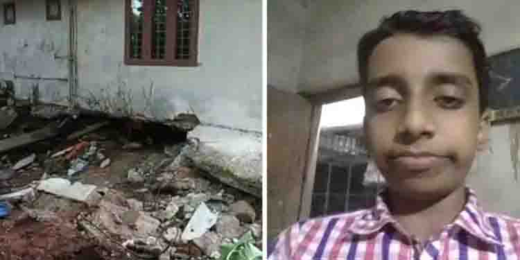 പെരുമ്പാവൂരില്‍ രണ്ടുനില വീട് ഇടിഞ്ഞുതാഴ്ന്നു ; പതിമൂന്നുകാരന്‍ മരിച്ചു