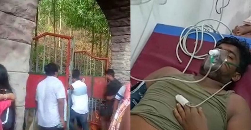 കൊല്ലം കുംഭാവുരുട്ടി വെള്ളച്ചാട്ടത്തിൽ മലവെള്ളപ്പാച്ചിൽ : ഒരു മരണം