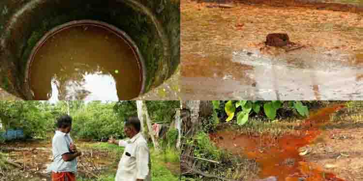 കെഎംഎംഎൽ മലിന ജലത്തിന് പരിഹാരമായില്ല ; ആസിഡ് വെള്ളം കൊണ്ട് പൊറുതിമുട്ടി കൊല്ലം ചിറ്റൂരിലെ ജനം