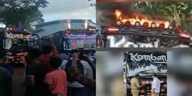 ബസിന് മുകളിൽ പൂത്തിരി കത്തിച്ച സംഭവം ; ബസ് ഡ്രൈവറുടെ ലൈസൻസ് റദ്ദാക്കാൻ ശുപാർശ